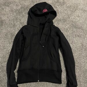 Black zip up hoodie